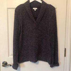 Charter Club Dark Purple Cozy Sweater